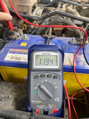 MGA car battery testing